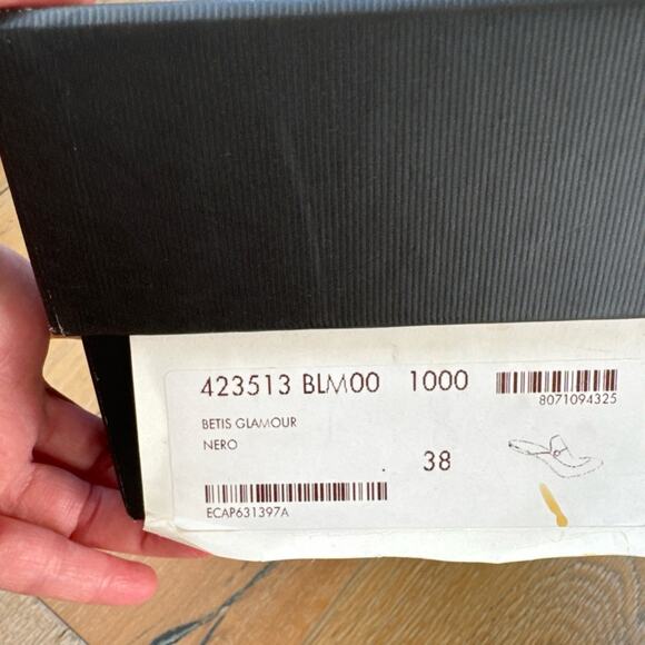 Gucci Princetown Mules Black Leather Gold Horsebit + Box Dustbag Size 38 / 7.5 - Picture 8 of 9